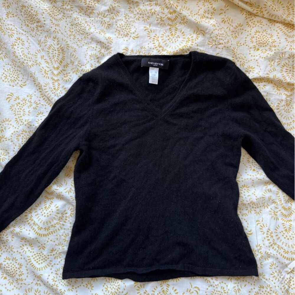 Jones-new-york Women's Black Jumper
